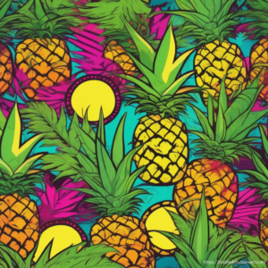 tropical-pineapple-background