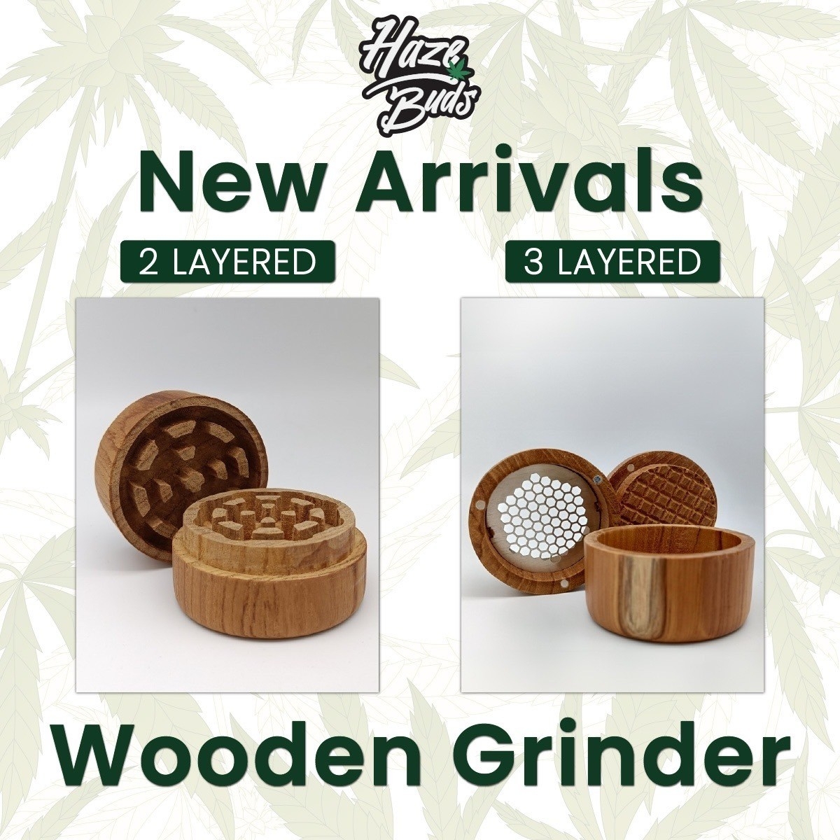 Haze Buds Teak Wood Grinders